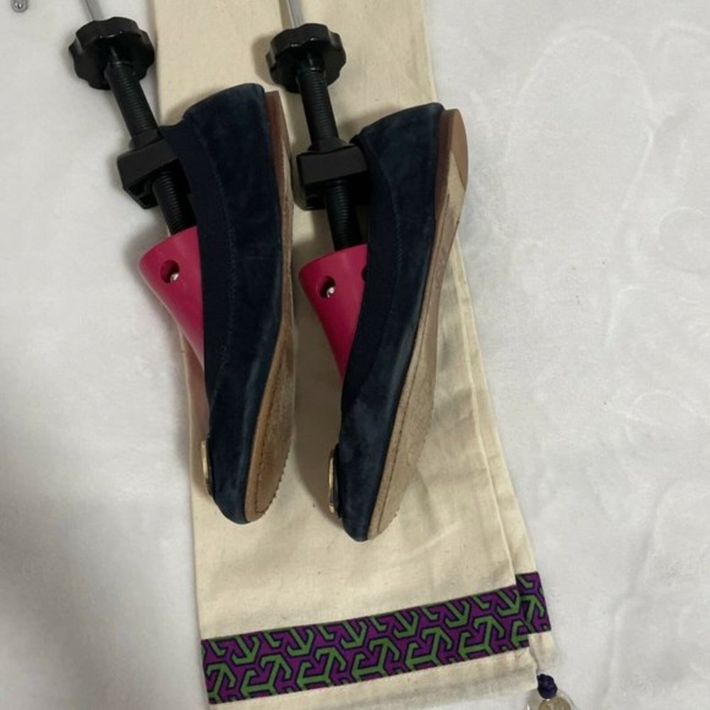 Tory Burch Suede Ballet Flats - Picture 4 of 6
